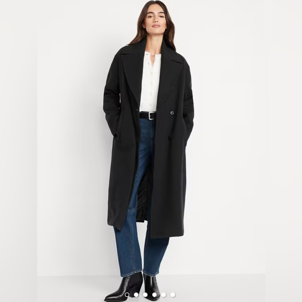 Black Oversized Long Coat